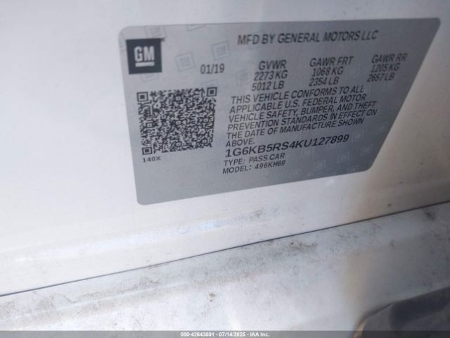 2019 CADILLAC CT6 1G6KB5RS4KU127899 Photo 8