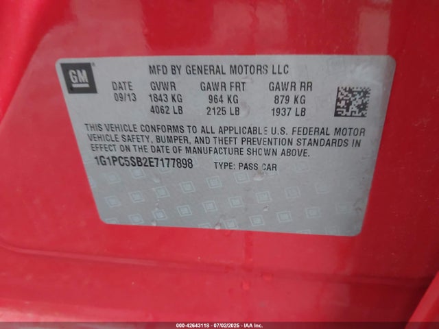 1G1PC5SB2E7177898 Chevrolet LUV