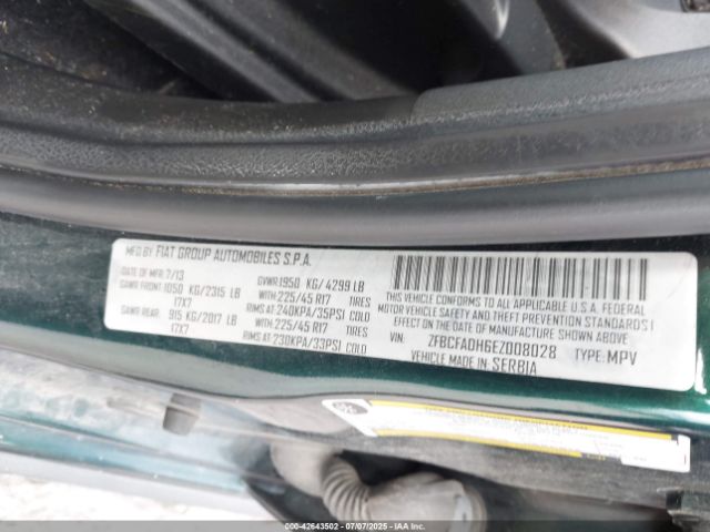 2014 FIAT 500L ZFBCFADH6EZ008028 Photo 8