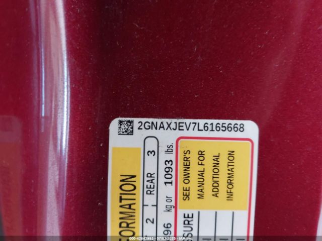 2020 CHEVROLET EQUINOX 2GNAXJEV7L6165668 Photo 8
