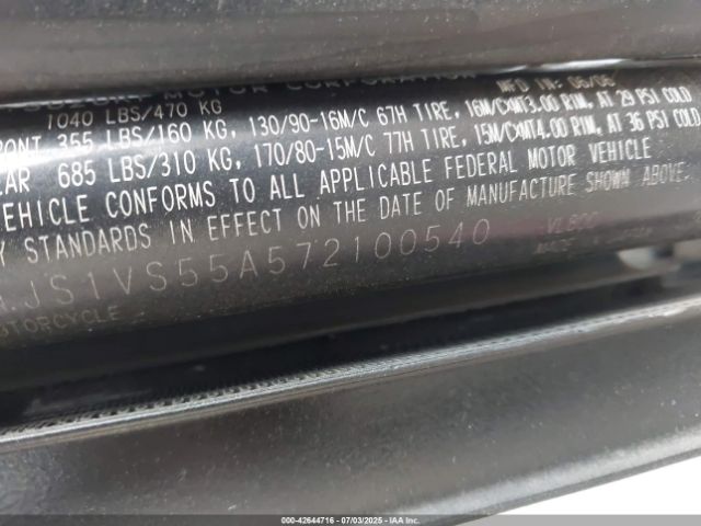 2007 SUZUKI VL800 JS1VS55A572100540 Photo 9