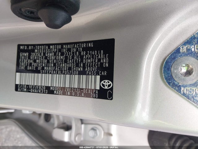 5YFEPRAE8LP057508 Toyota 2zr-fae