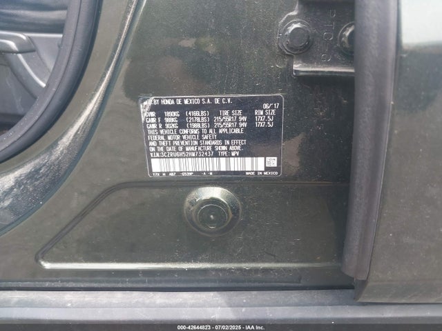 3CZRU6H52HM732437 Honda r18z9