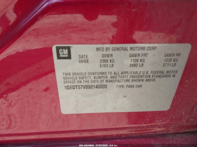 2009 CADILLAC CTS 1G6DT57V890140000 Photo 8