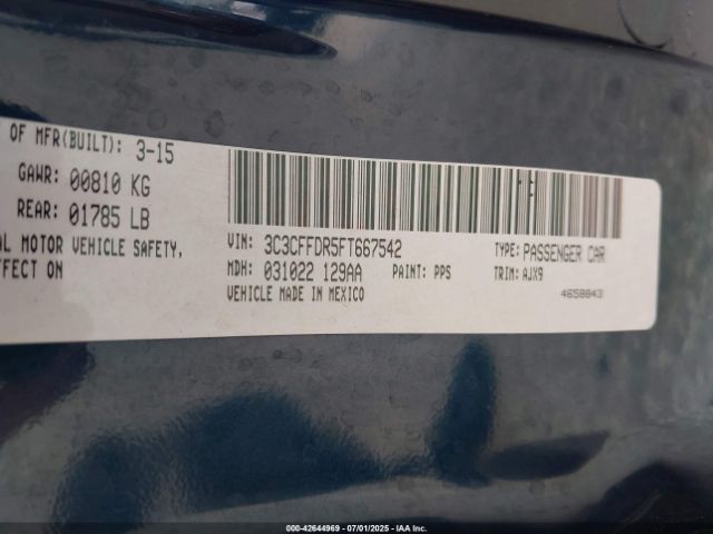 2015 FIAT 500C 3C3CFFDR5FT667542 Photo 8