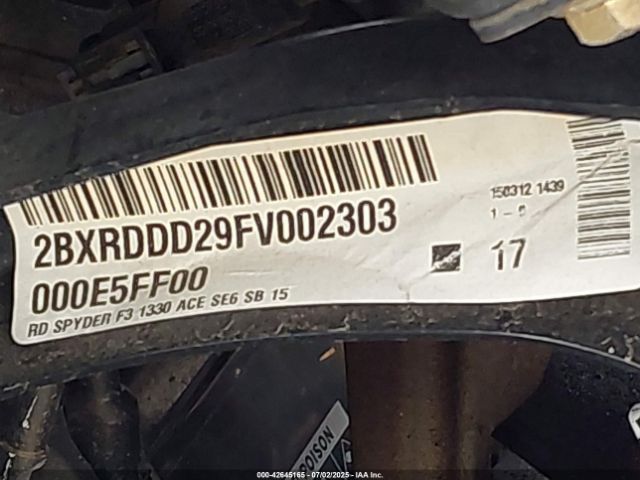 2015 CAN-AM SPYDER ROADSTER 2BXRDDD29FV002303 Photo 9