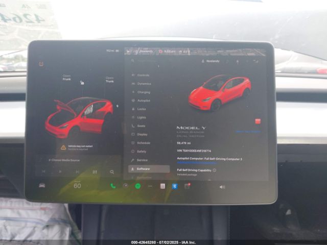2022 TESLA MODEL Y 7SAYGDEE4NF318774 Photo 6
