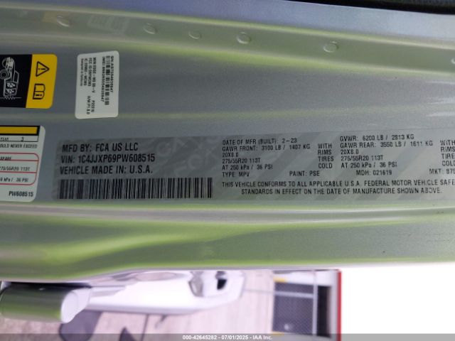 2023 JEEP WRANGLER 4XE 1C4JJXP69PW608515 Photo 8