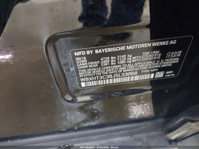 2018 BMW X1 WBXHT3C38J5L33068 Photo 8