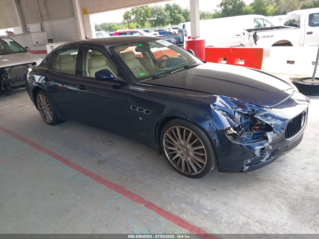 2013 MASERATI QUATTROPORTE ZAM39NKA7D0066858
