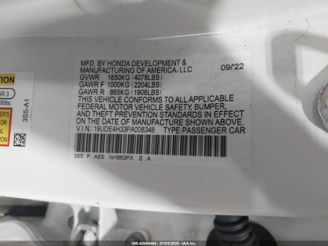 2023 ACURA INTEGRA 19UDE4H33PA008348 Photo 8