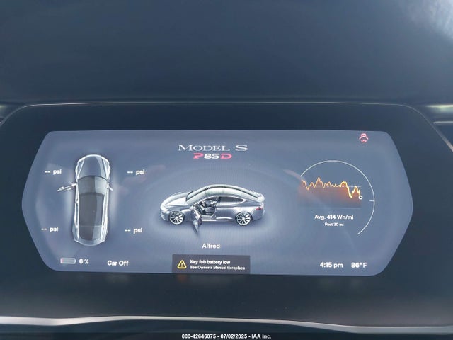 2015 TESLA MODEL S 5YJSA4H45FF080538 Photo 6