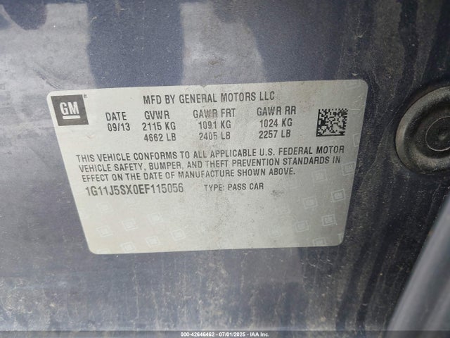 1G11J5SX0EF115056 Chevrolet ltg