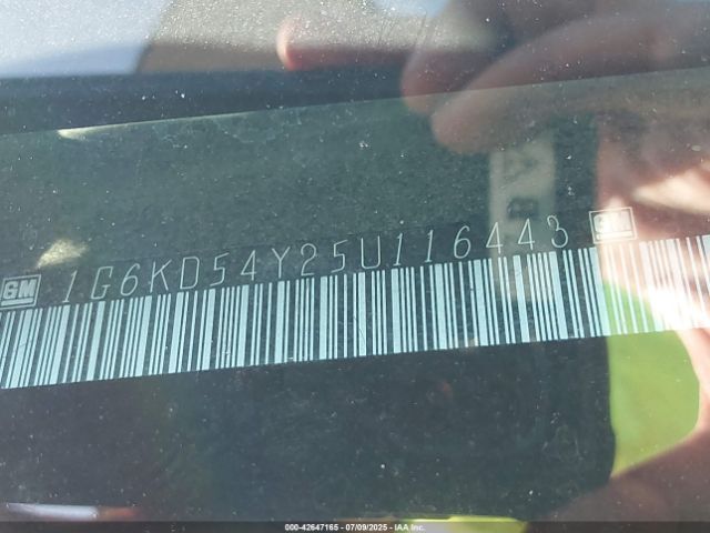 2005 CADILLAC DEVILLE 1G6KD54Y25U116443 Photo 8