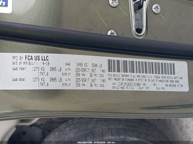 2019 JEEP CHEROKEE 1C4PJMLB2KD191884 Photo 8