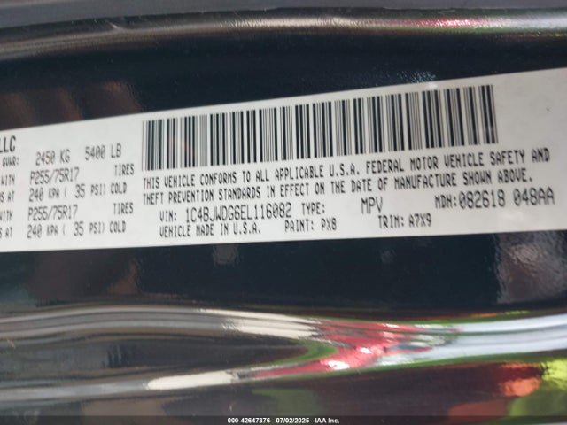 2014 JEEP WRANGLER UNLIMITED 1C4BJWDG6EL116082 Photo 8