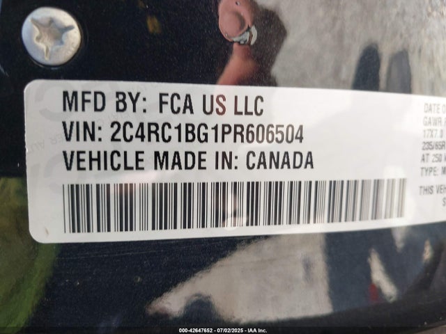 2023 CHRYSLER PACIFICA 2C4RC1BG1PR606504 Photo 8