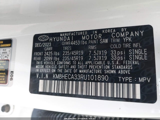 KM8HECA33RU101890 Hyundai t-gdi gamma ii