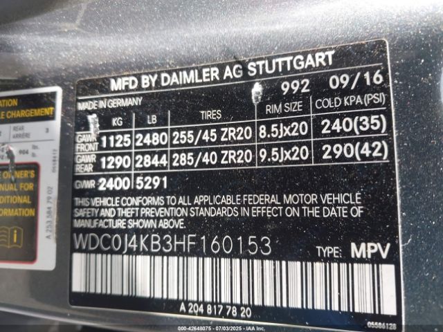 2017 MERCEDES-BENZ GLC 300 COUPE WDC0J4KB3HF160153 Photo 8