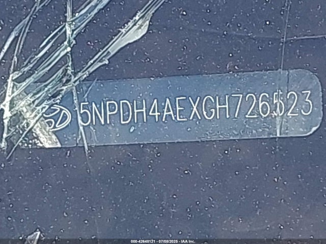 Hyundai dohc mpi nu 2016 5NPDH4AEXGH726523 Image 18