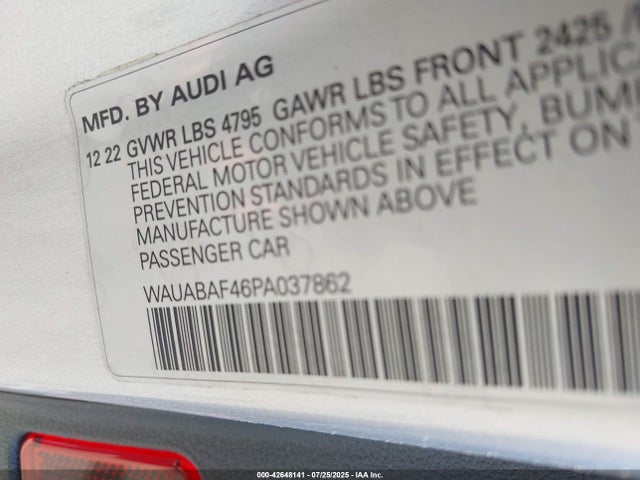 2023 AUDI A4 WAUABAF46PA037862 Photo 8