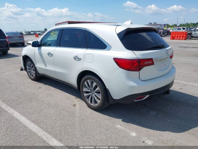 2014 ACURA MDX 5FRYD4H47EB029038 Photo 2