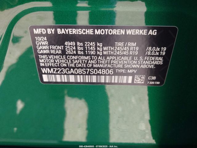 2025 MINI COUNTRYMAN WMZ23GA08S7S04806 Photo 8