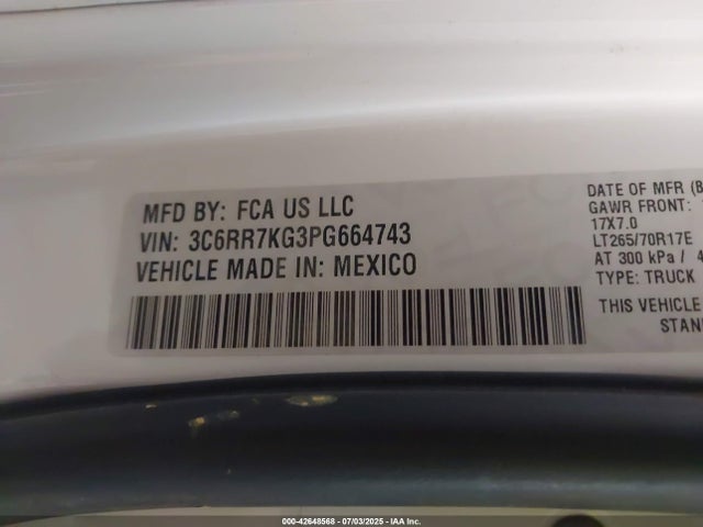 RAM 1500 2023 3C6RR7KG3PG664743 Image 9