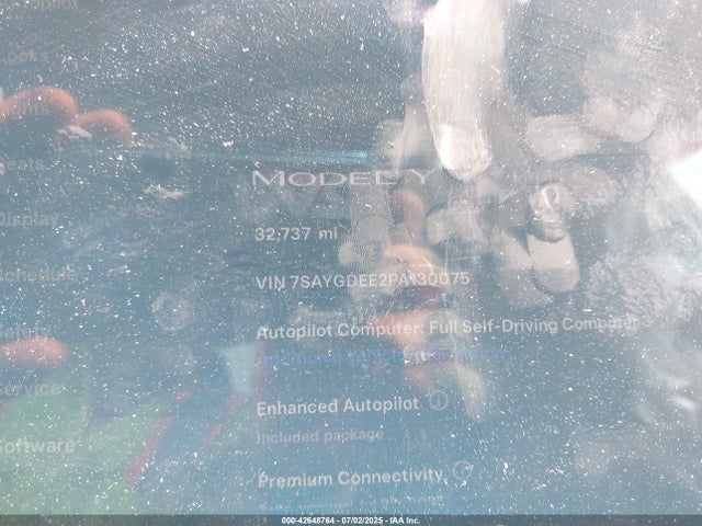 2023 TESLA MODEL Y 7SAYGDEE2PA130075 Photo 6