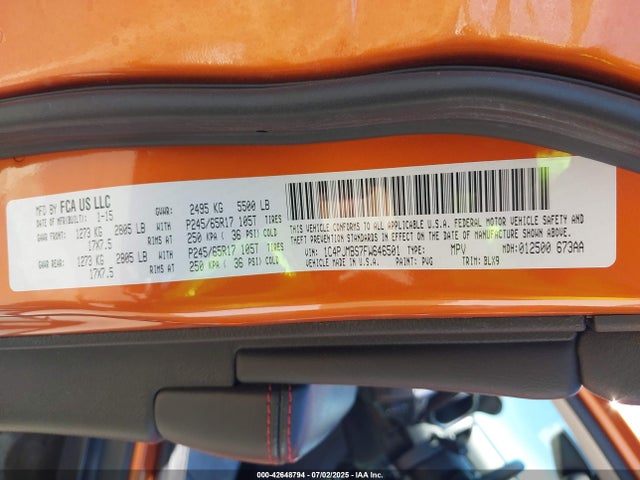 1C4PJMBS7FW646501 Jeep 2015