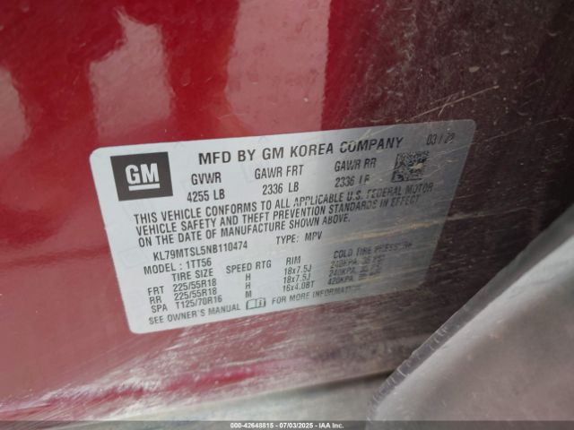 2022 CHEVROLET TRAILBLAZER KL79MTSL5NB110474 Photo 8