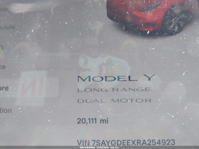 7SAYGDEEXRA254923 Tesla 2024