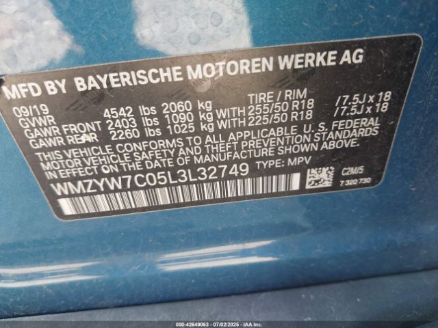 2020 MINI COUNTRYMAN WMZYW7C05L3L32749 Photo 8