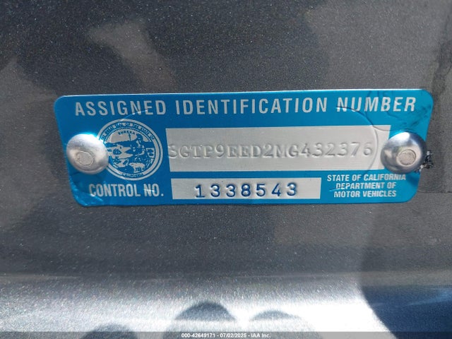 3GTP9EED2MG432376 GMC l84 - di, alum, gen 5, var 2