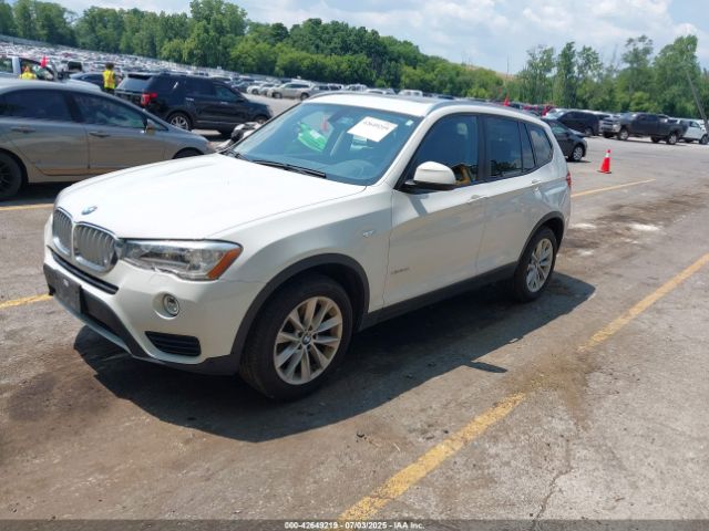 2017 BMW X3 5UXWX9C36H0W74437 Photo 1