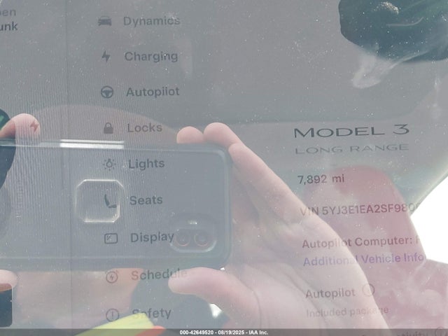 2025 TESLA MODEL 3 5YJ3E1EA2SF980647 Photo 6