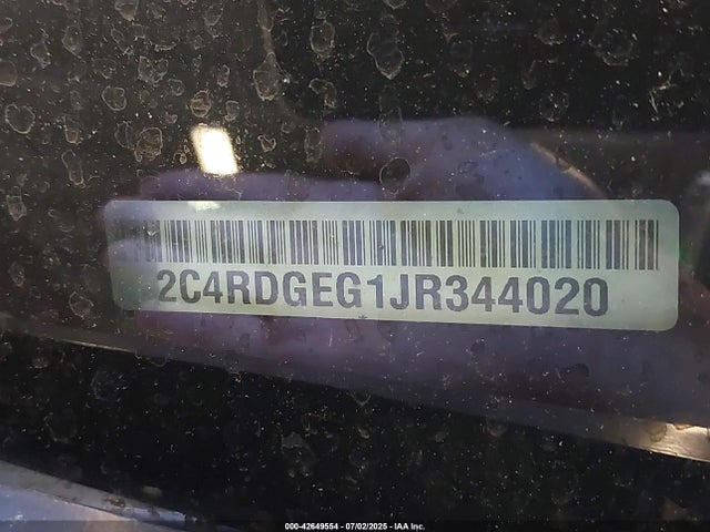 2C4RDGEG1JR344020 Dodge Grand Caravan