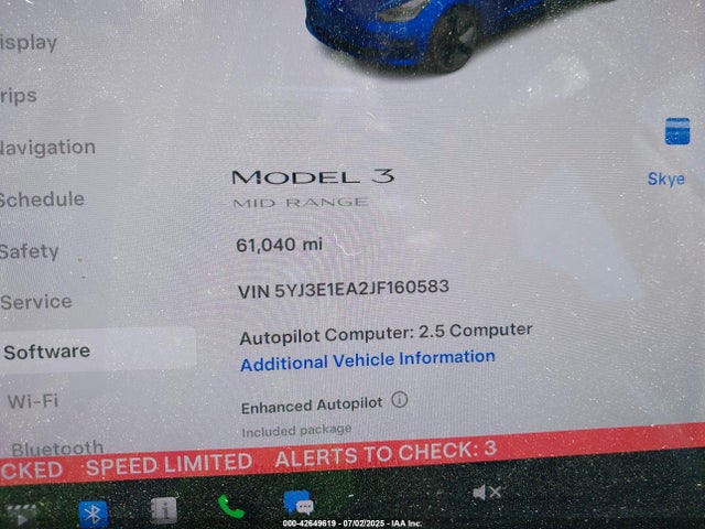 2018 TESLA MODEL 3 5YJ3E1EA2JF160583 Photo 6