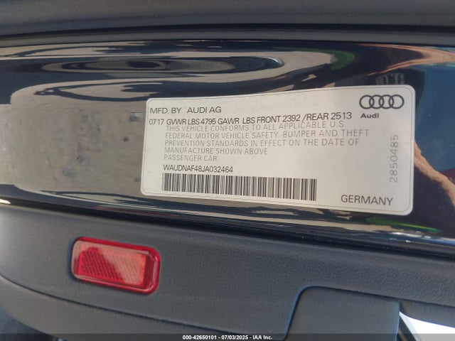 2018 AUDI A4 WAUDNAF48JA032464 Photo 8