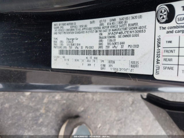 Ford 2014 2014 3FADP4BJ7EM130653 Image 9