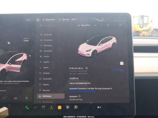 2022 TESLA MODEL 3 5YJ3E1EB9NF287751 Photo 6