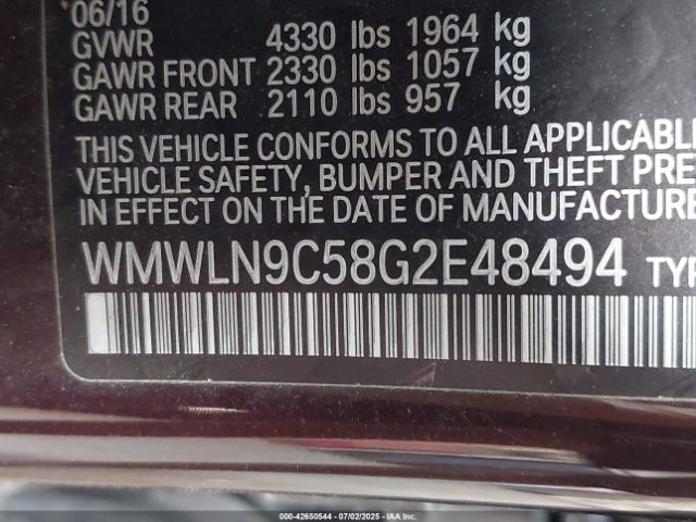 2016 MINI CLUBMAN WMWLN9C58G2E48494 Photo 8