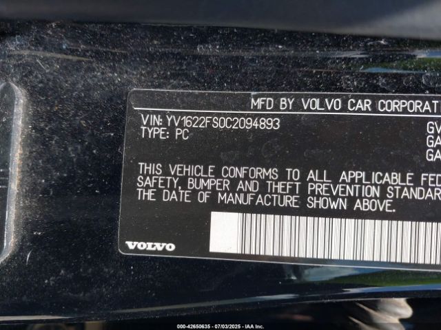 2012 VOLVO S60 YV1622FS0C2094893 Photo 8