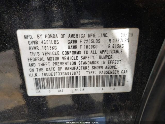 2016 ACURA ILX 19UDE2F3XGA013070 Photo 8