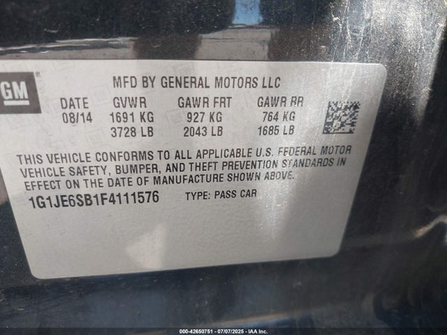 1G1JE6SB1F4111576 Chevrolet LUV