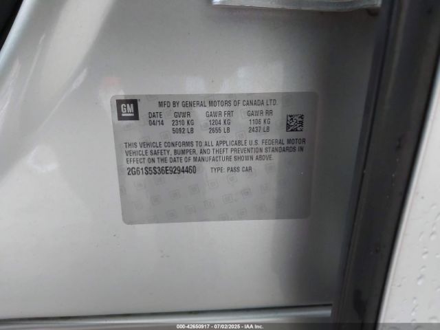 2014 CADILLAC XTS 2G61S5S36E9294460 Photo 8
