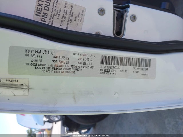 Dodge 2015 2015 2C3CDXBG7FH771679 Image 9