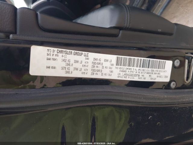 2011 JEEP GRAND CHEROKEE 1J4RS4GG6BC659790 Photo 8