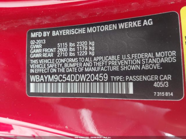 2013 BMW 650I WBAYM9C54DDW20459 Photo 8