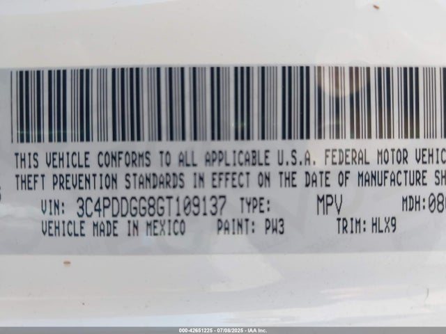 Dodge Journey 2016 3C4PDDGG8GT109137 Image 9